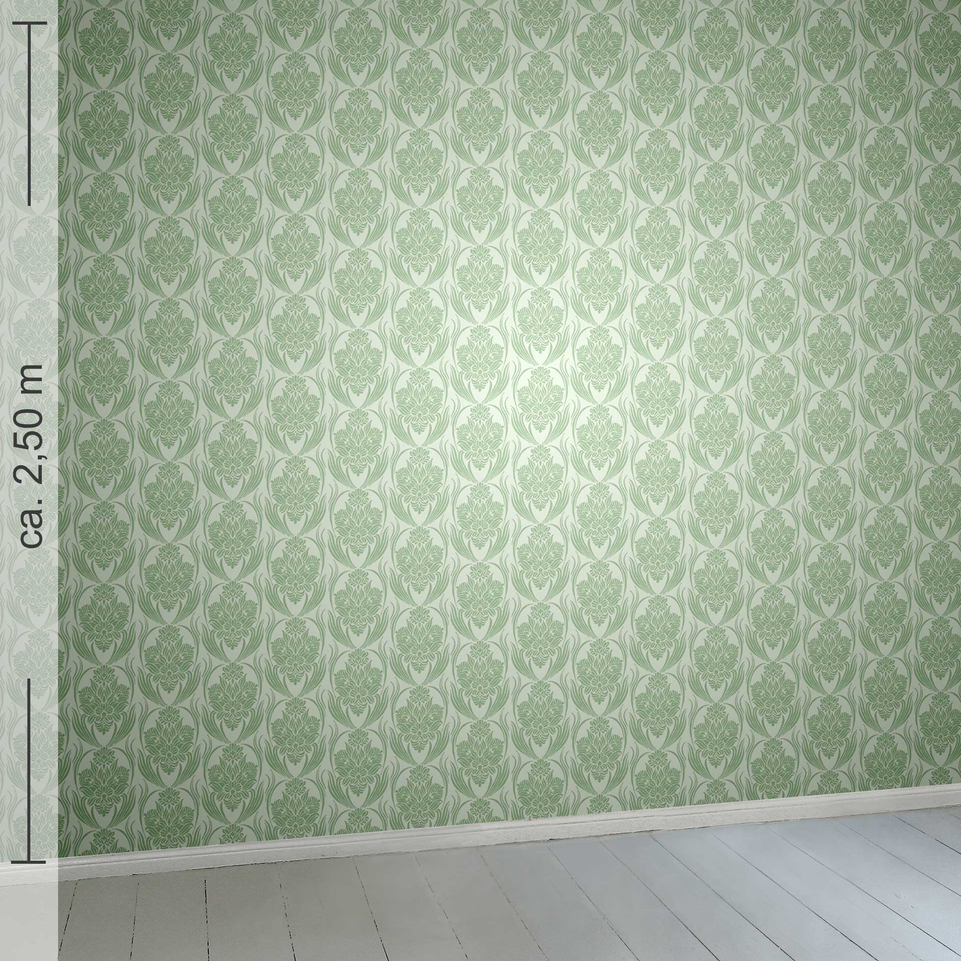 floral 5k, Raumansicht ca. 2,50 m x 2,50 m