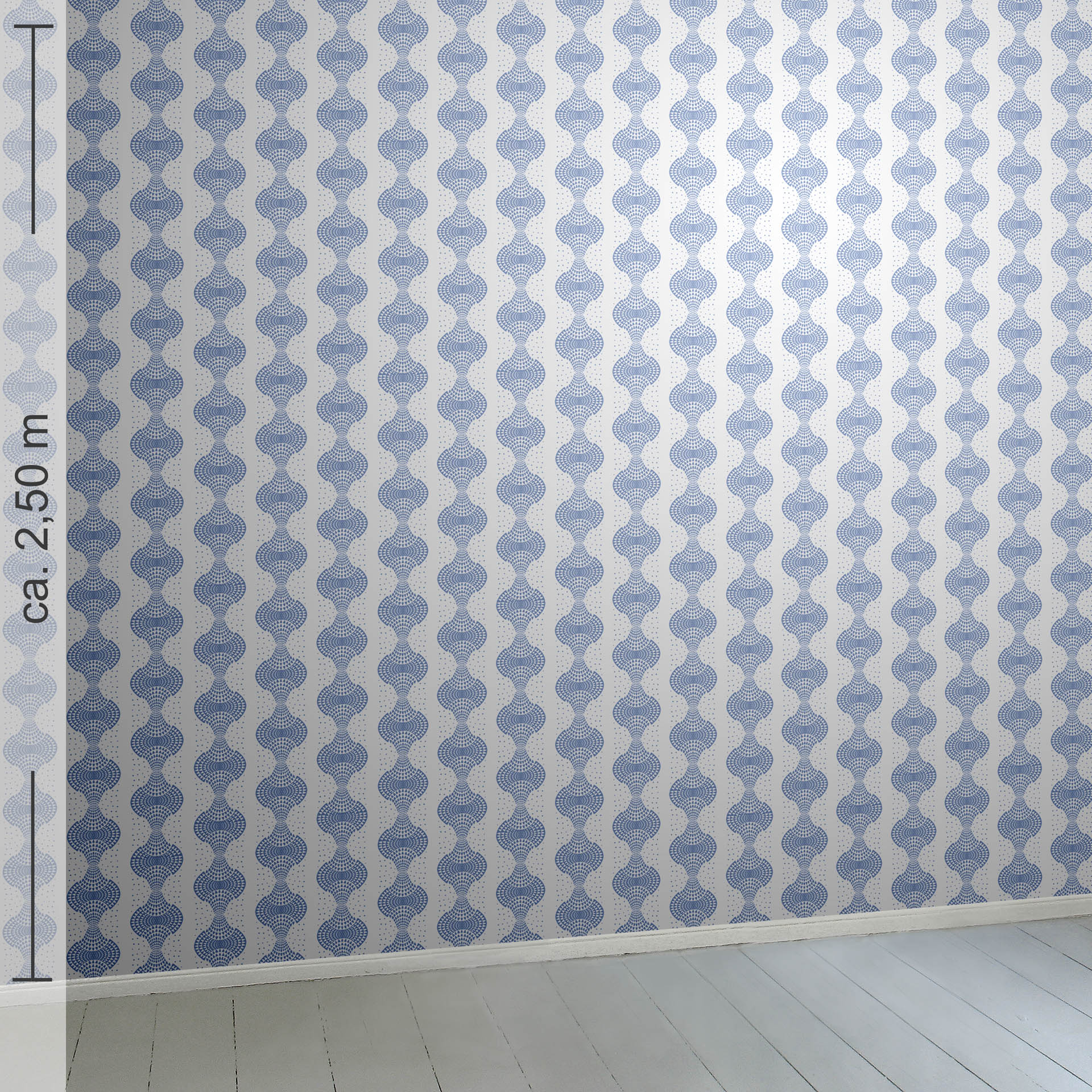 geometrisch 8k, Raumansicht ca. 2,50 m x 2,50 m