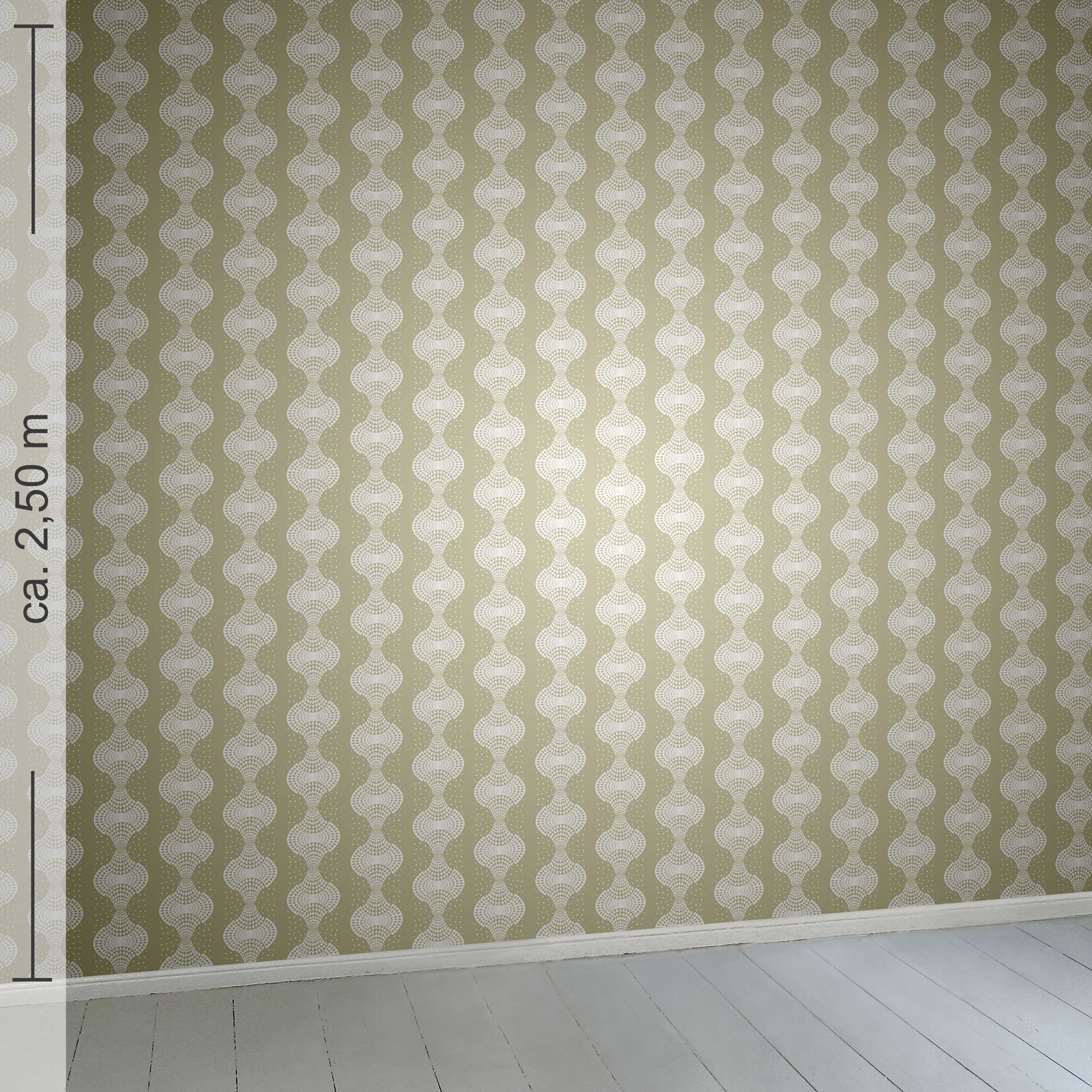 geometrisch 10k, Raumansicht ca. 2,50 m x 2,50 m