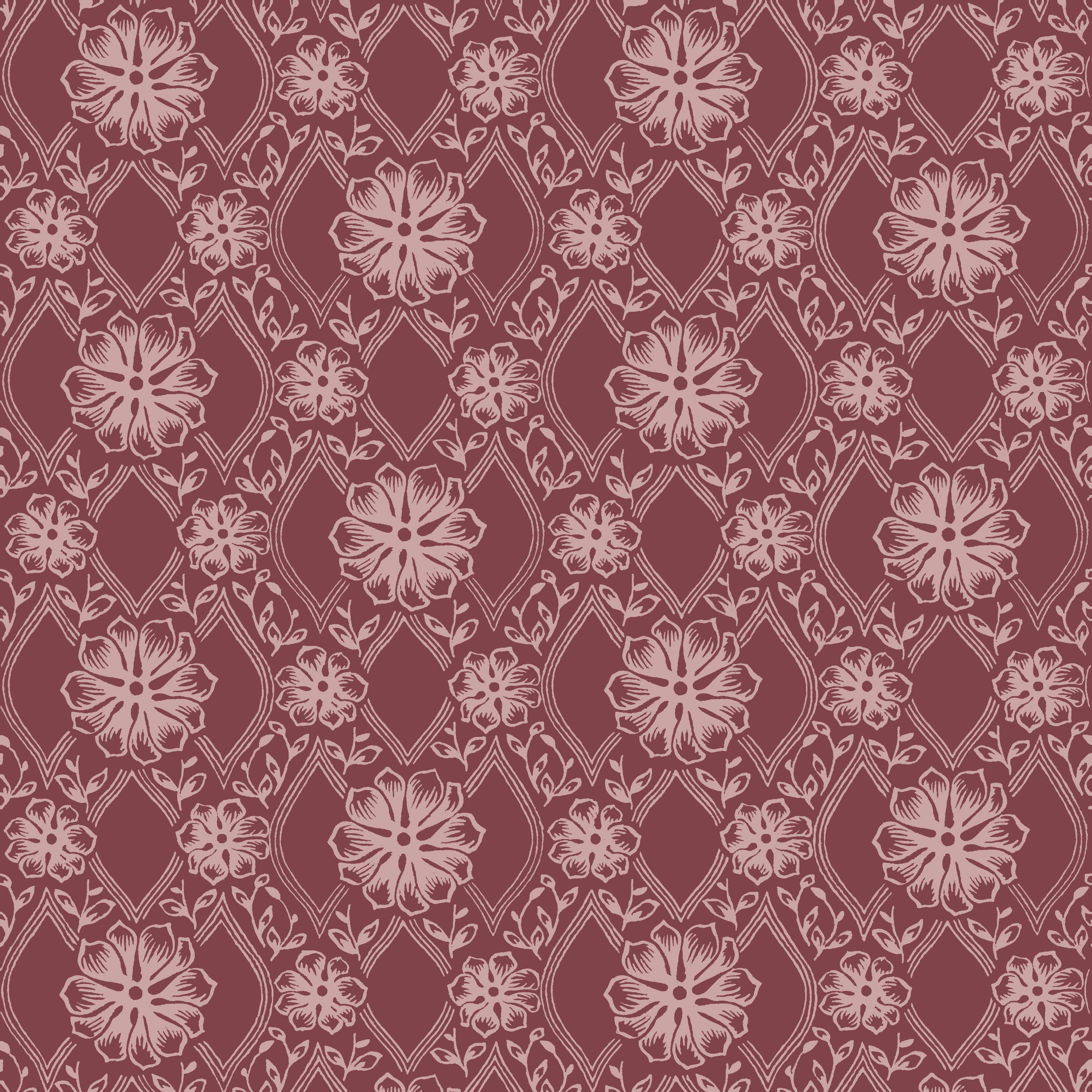 floral 8k, eine Bahnbreite 50 cm