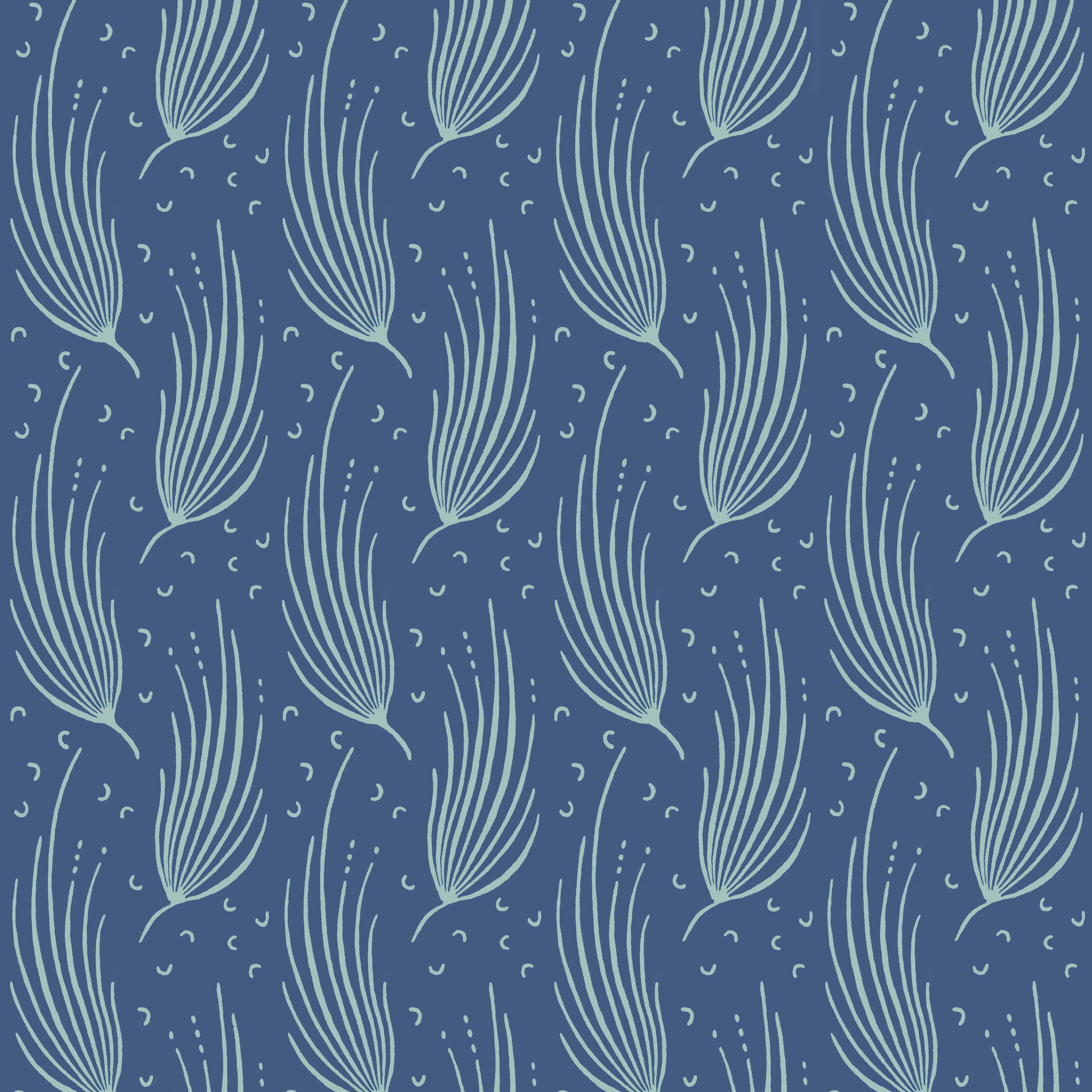 kleingemustert 4k, eine Bahnbreite 50 cm