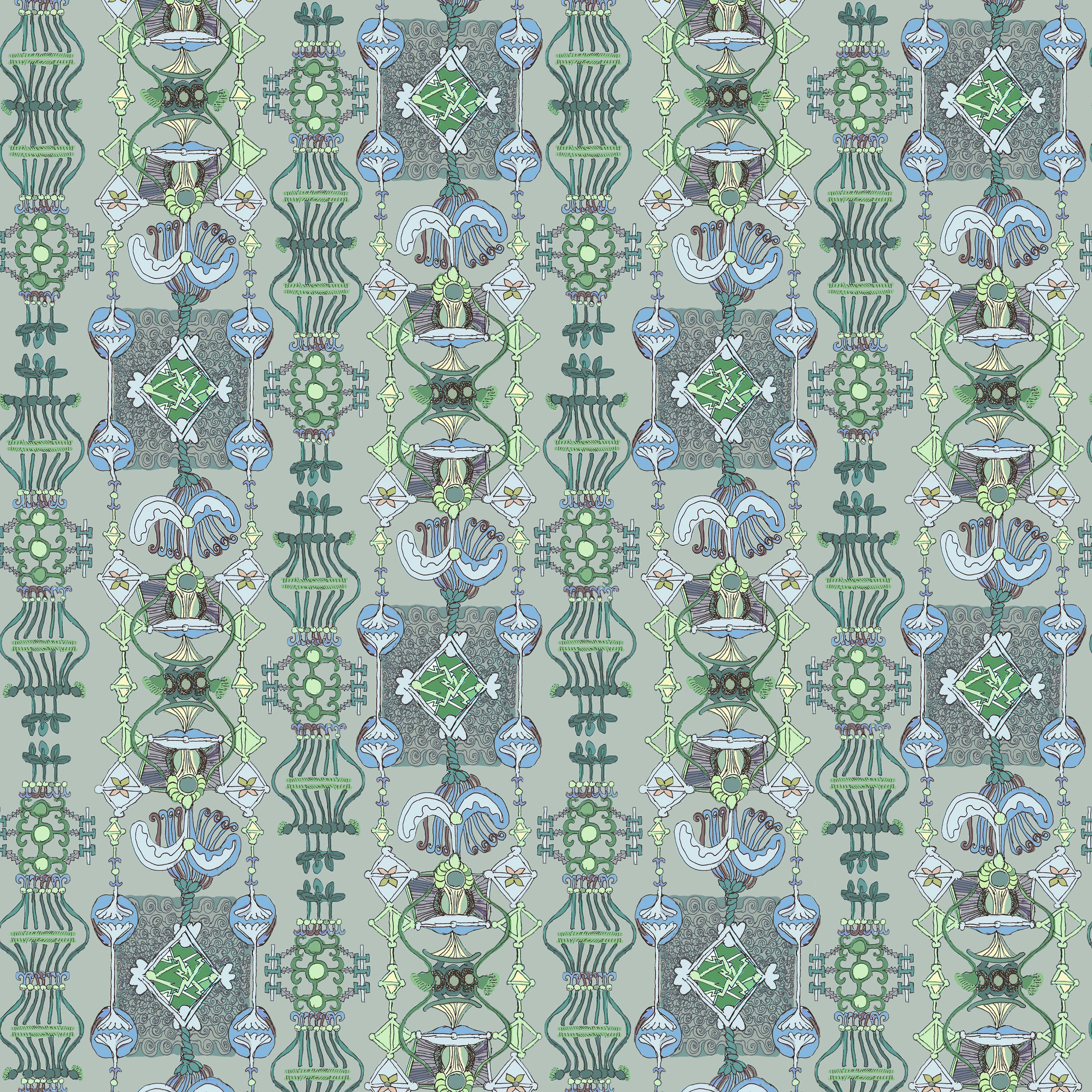 geometrisch 2h, eine Bahnbreite 50 cm