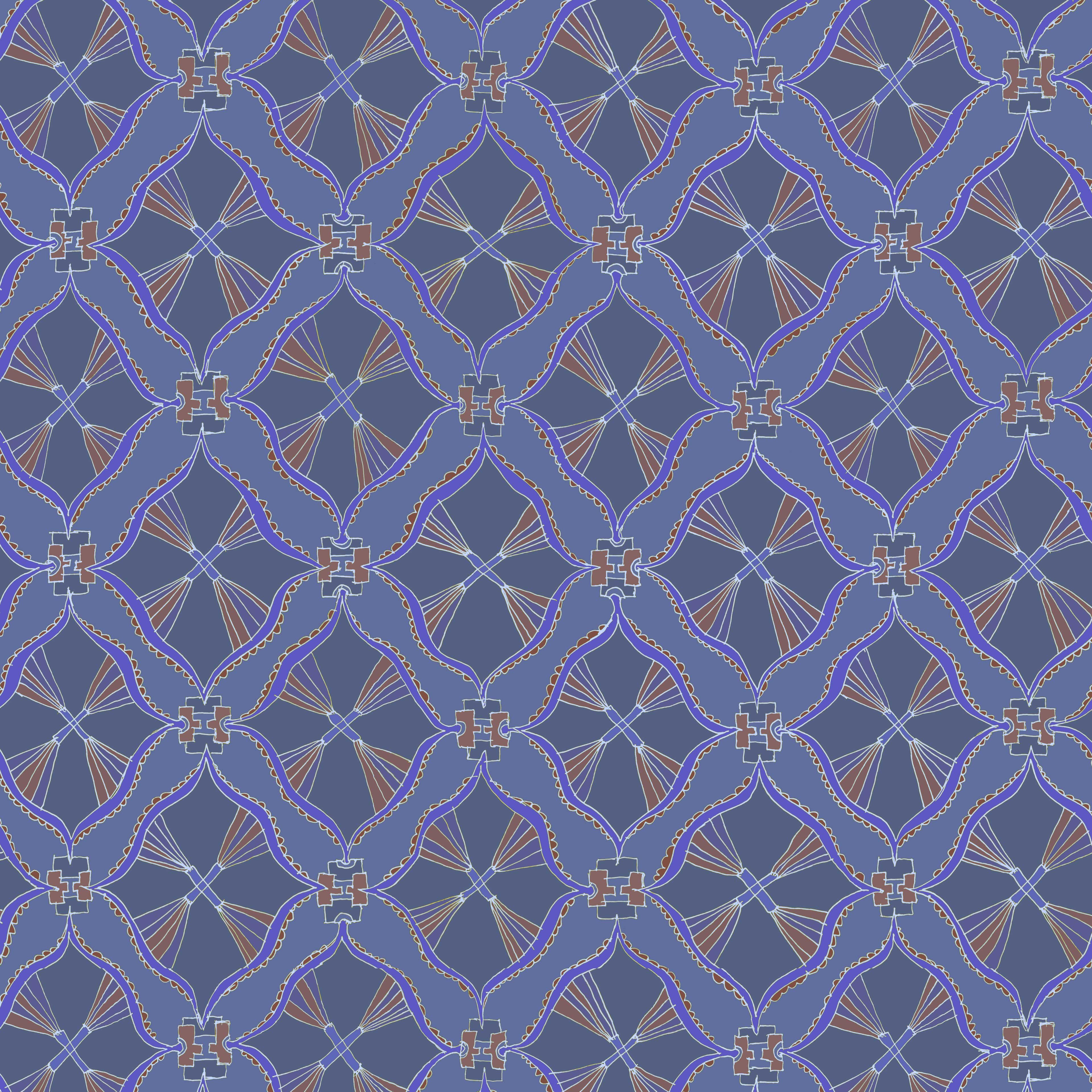 geometrisch 12h, eine Bahnbreite 50 cm