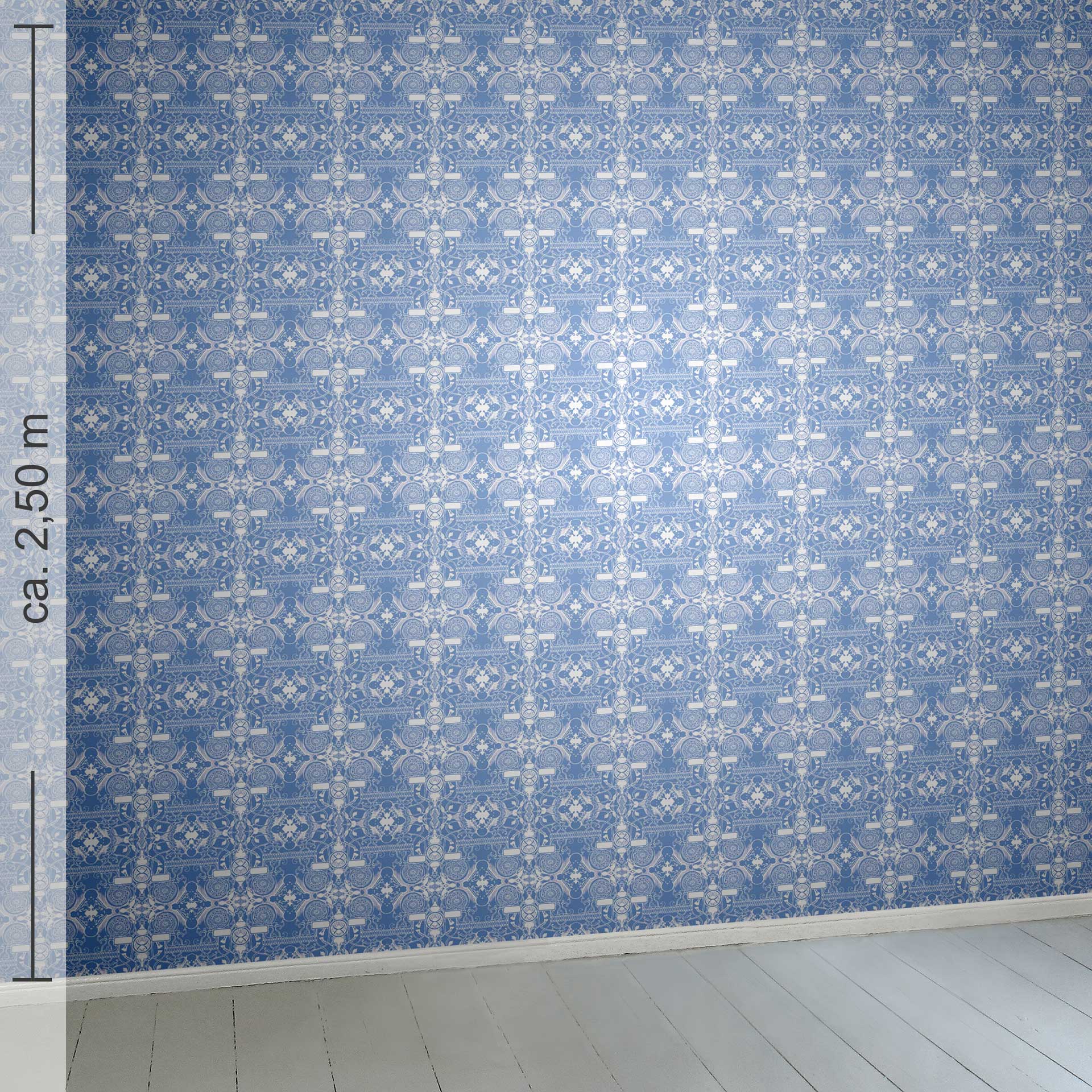 geometrisch 14h, Raumansicht ca. 2,50 m x 2,50 m