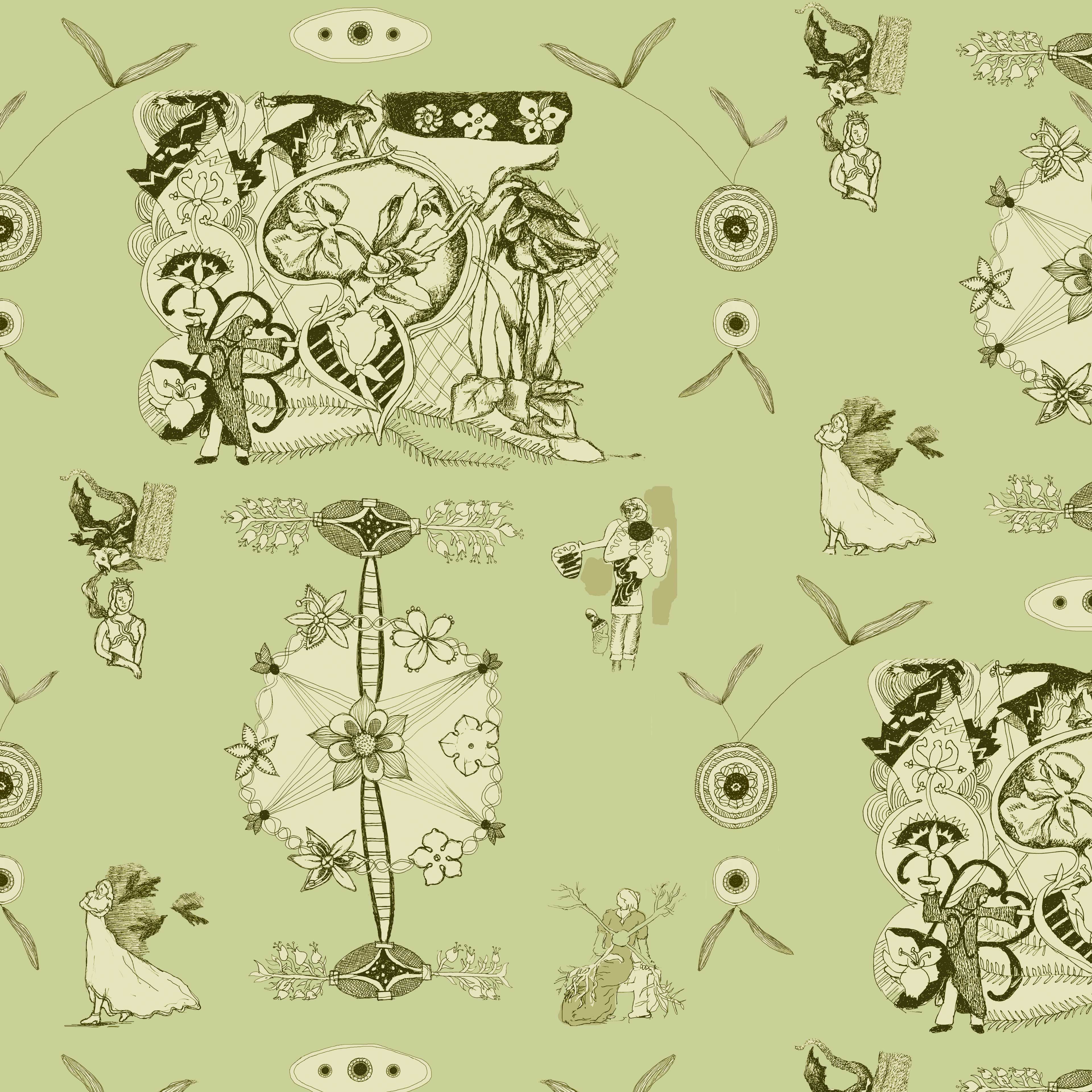 verspielt 6h, eine Bahnbreite 50 cm