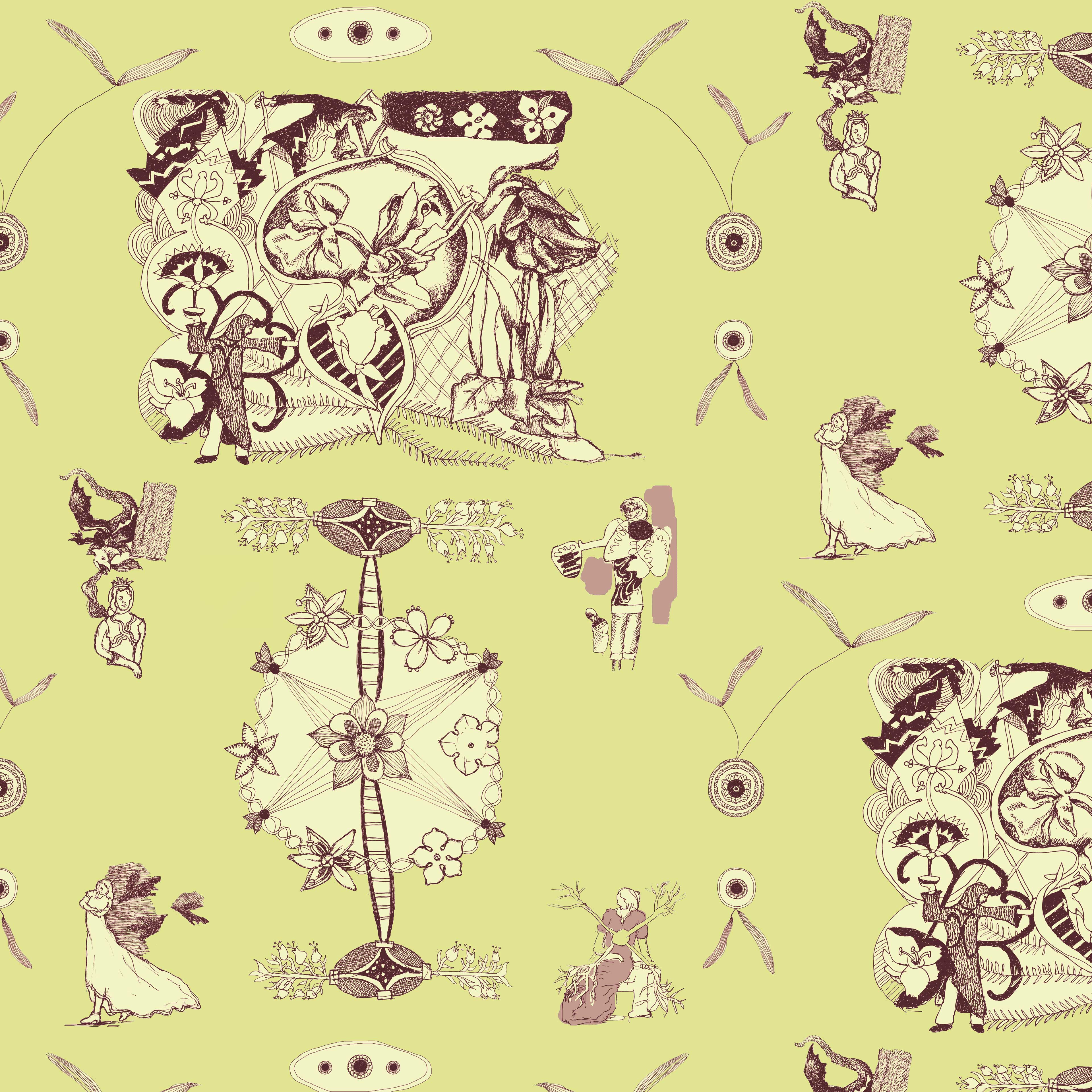 verspielt 7h, eine Bahnbreite 50 cm