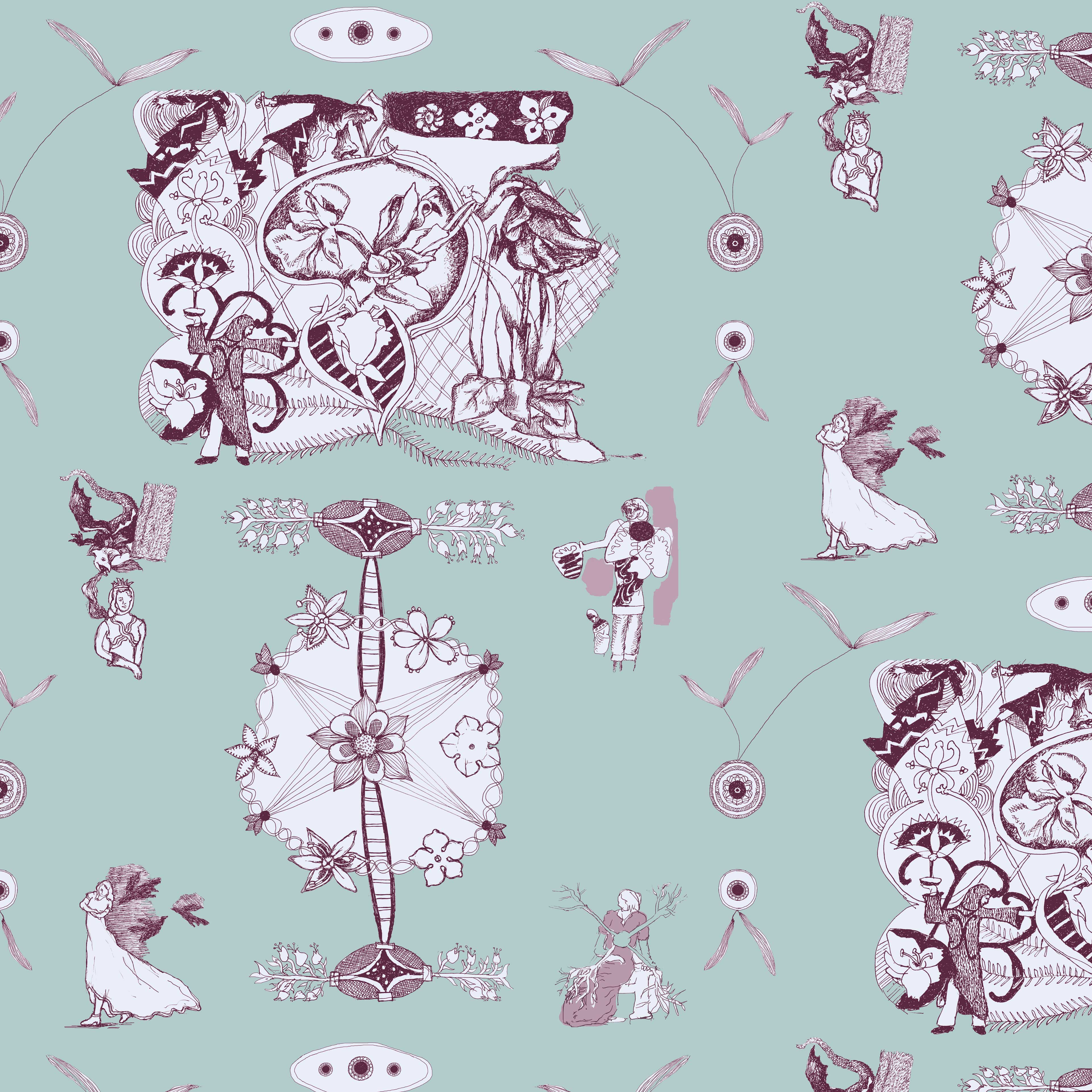 verspielt 8h, eine Bahnbreite 50 cm