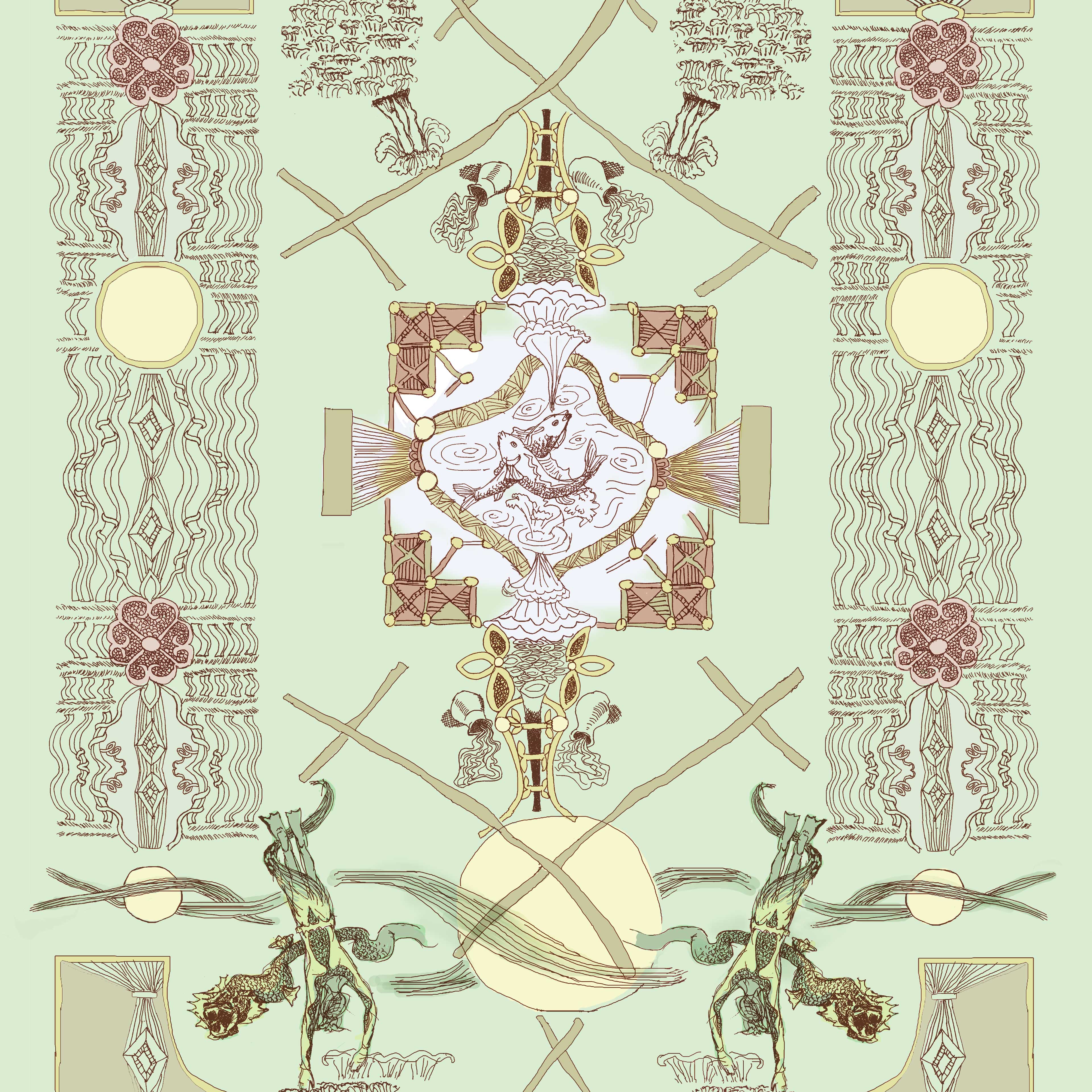 verspielt 2h, eine Bahnbreite 50 cm