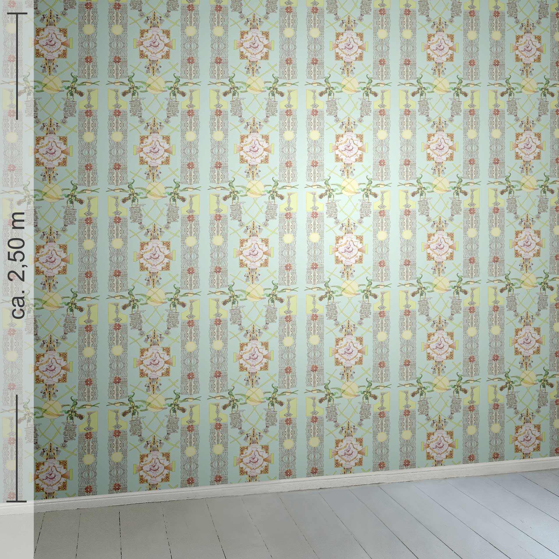 verspielt 4h, Raumansicht ca. 2,50 m x 2,50 m