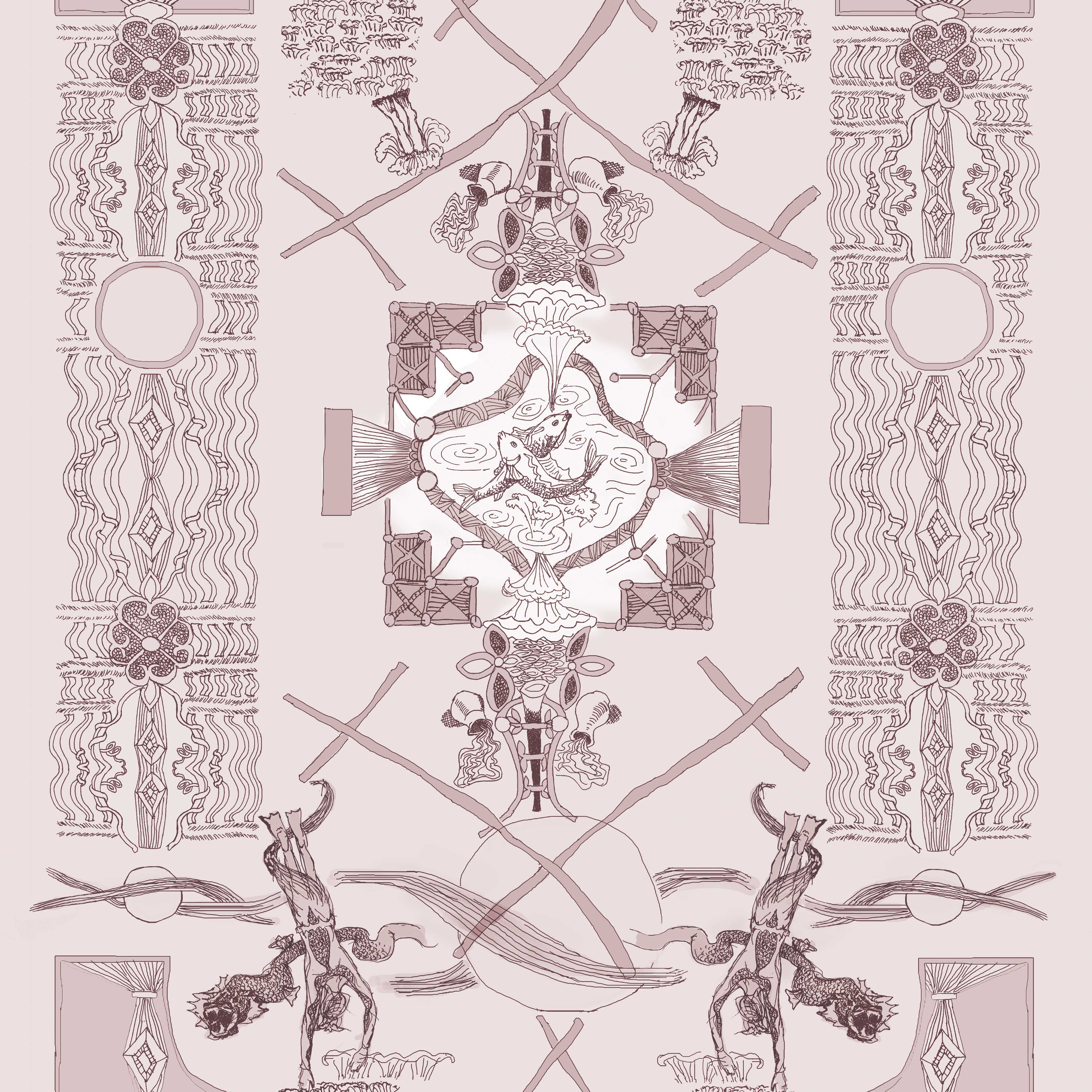 verspielt 5h, eine Bahnbreite 50 cm