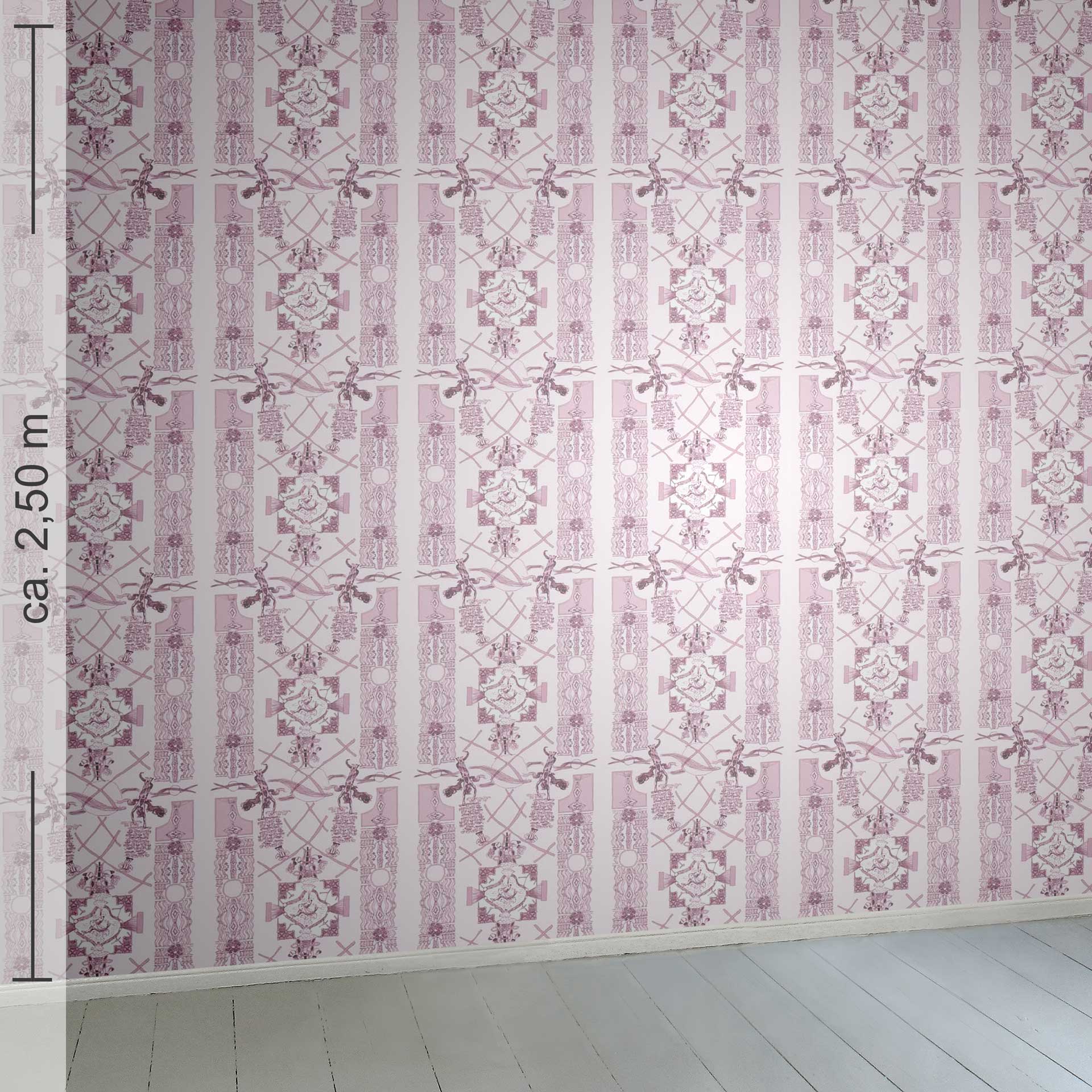 verspielt 5h, Raumansicht ca. 2,50 m x 2,50 m