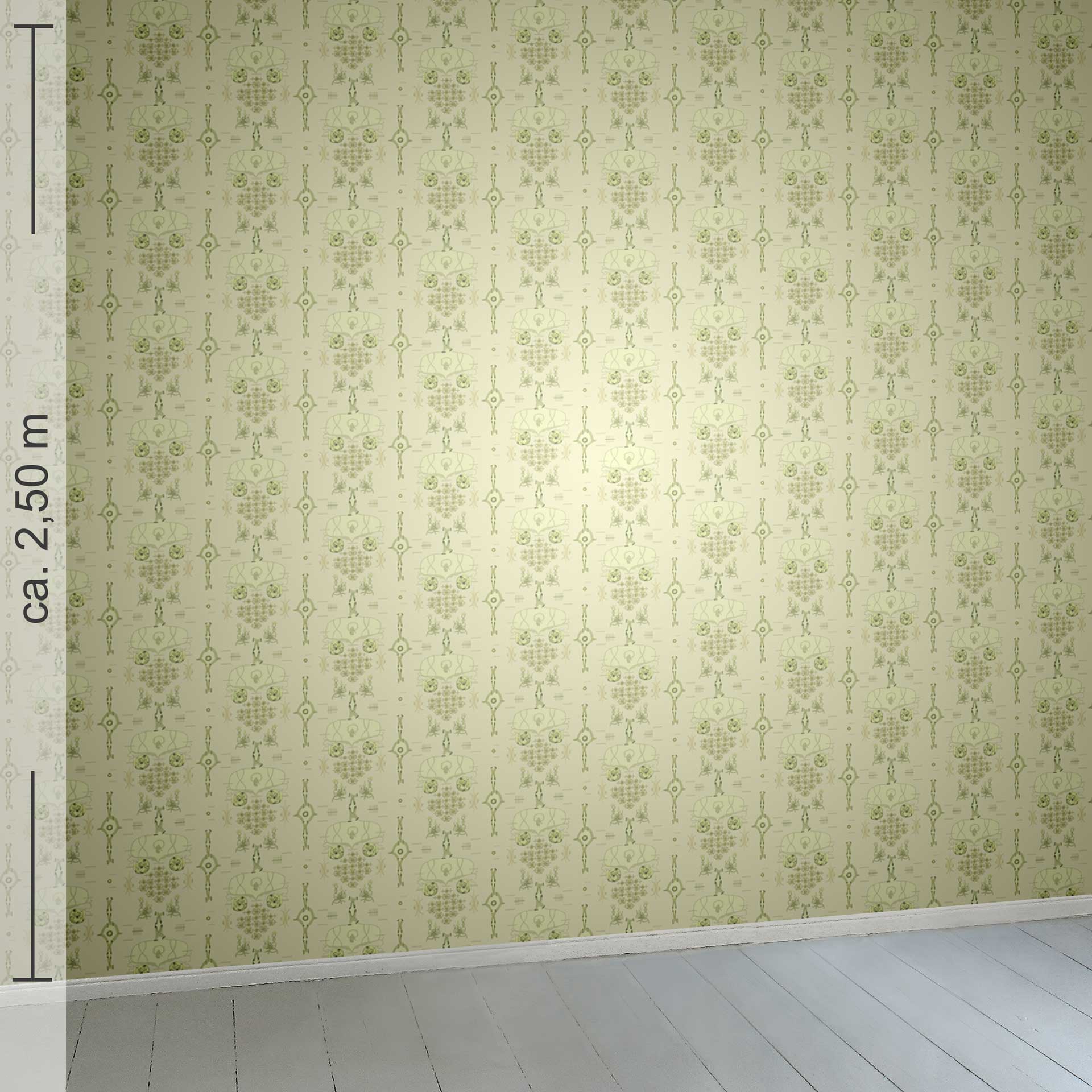 verspielt 11h, Raumansicht ca. 2,50 m x 2,50 m