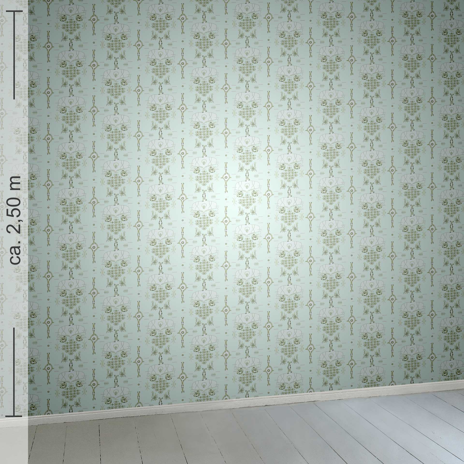 verspielt 12h, Raumansicht ca. 2,50 m x 2,50 m