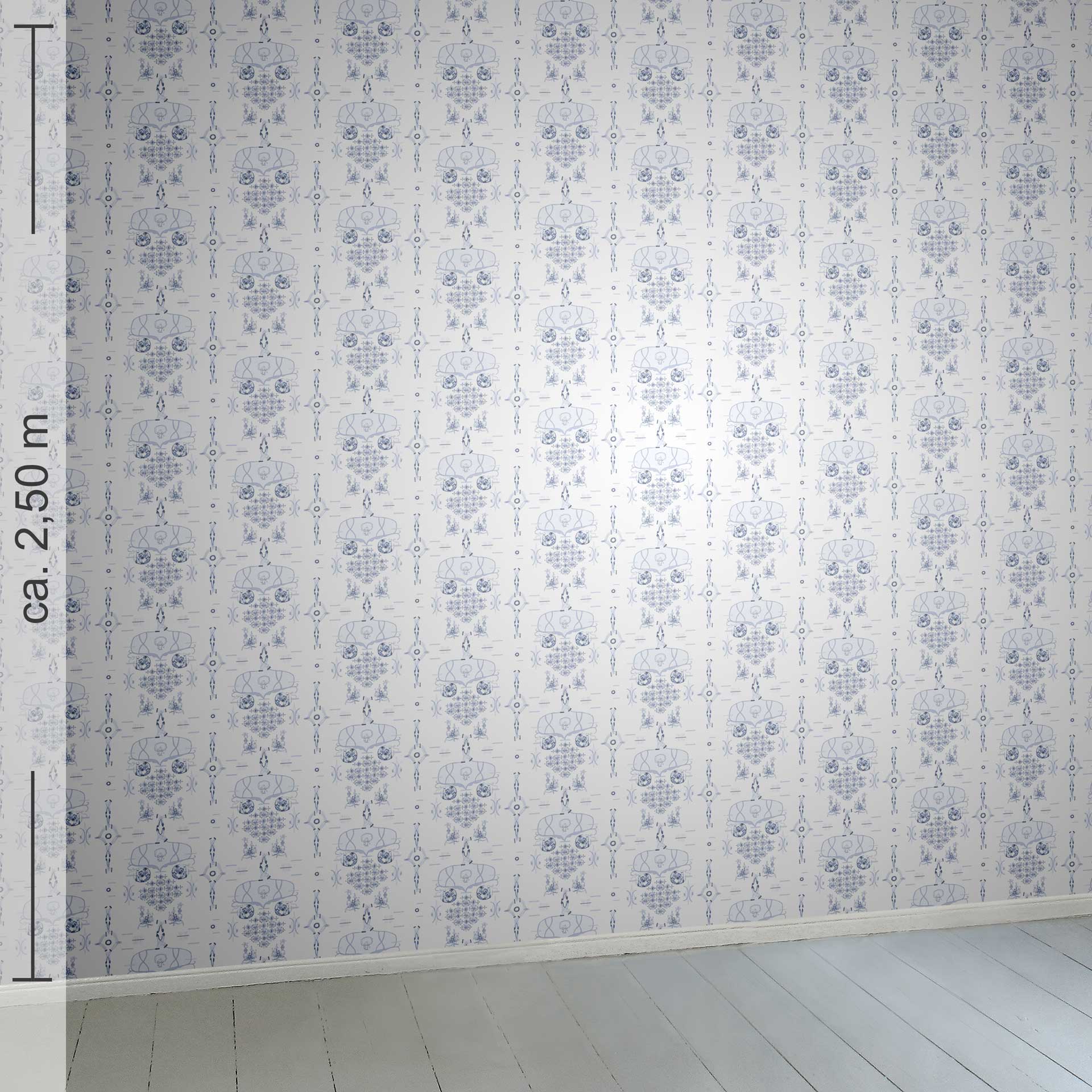 verspielt 15h, Raumansicht ca. 2,50 m x 2,50 m