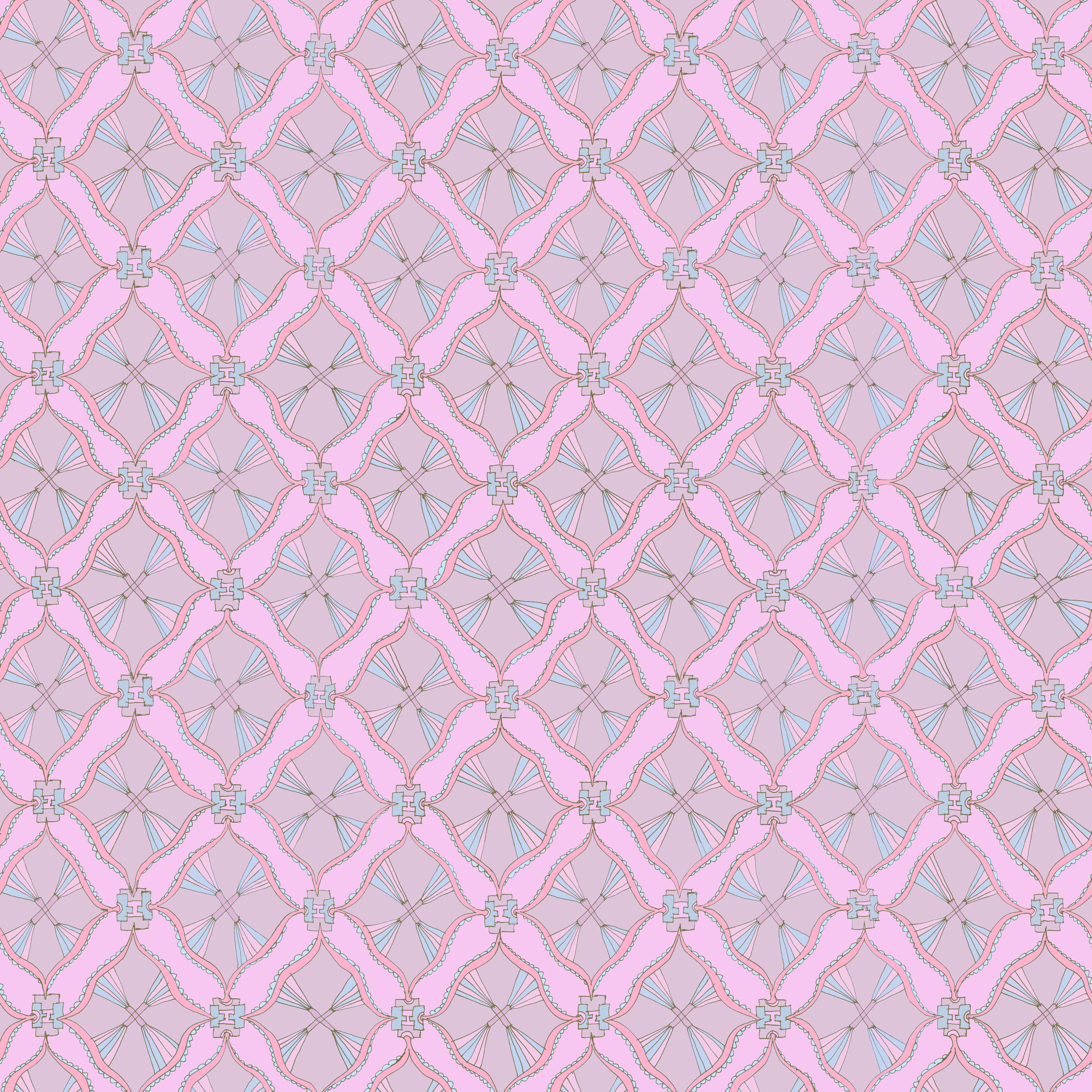 kleingemustert 13h, eine Bahnbreite 50 cm