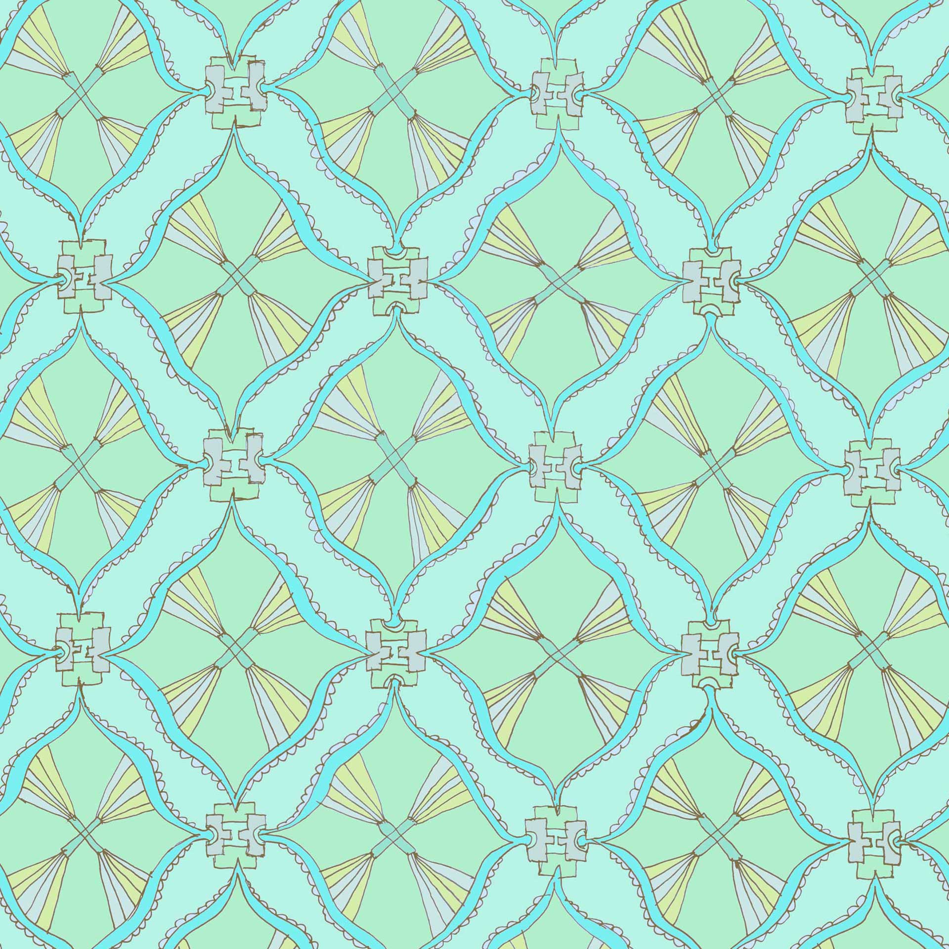 kleingemustert 12h, Detail