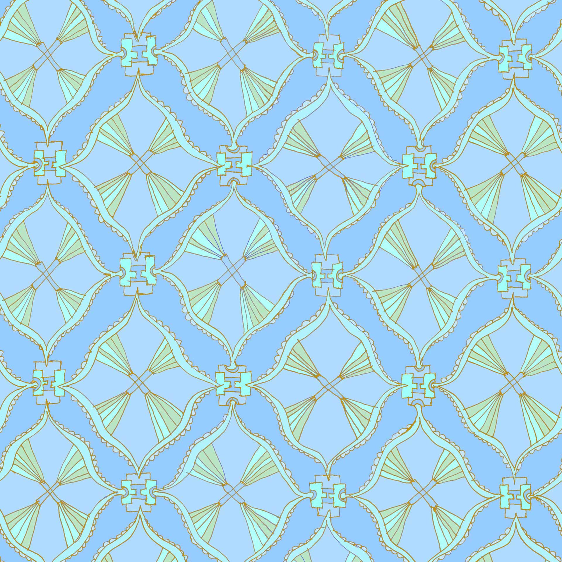 kleingemustert 11h, Detail